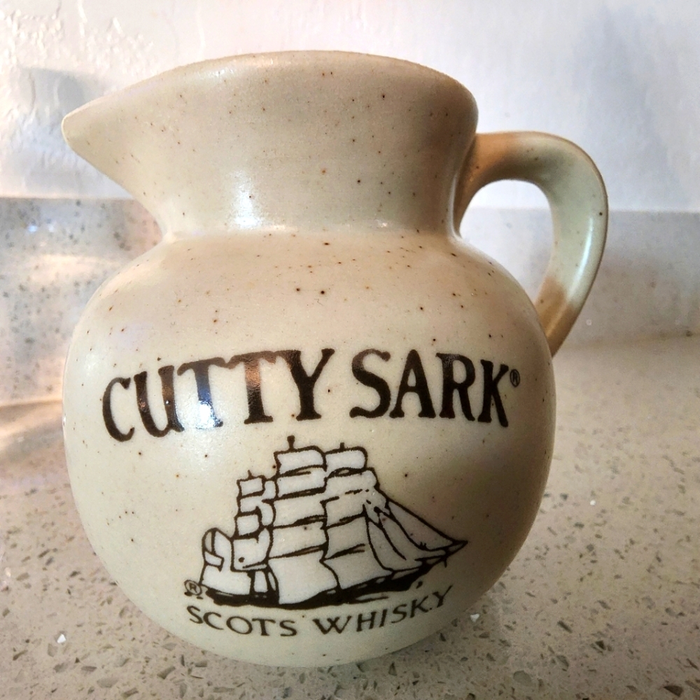 Vintage Cutty Sark ceramic mini pitcher
